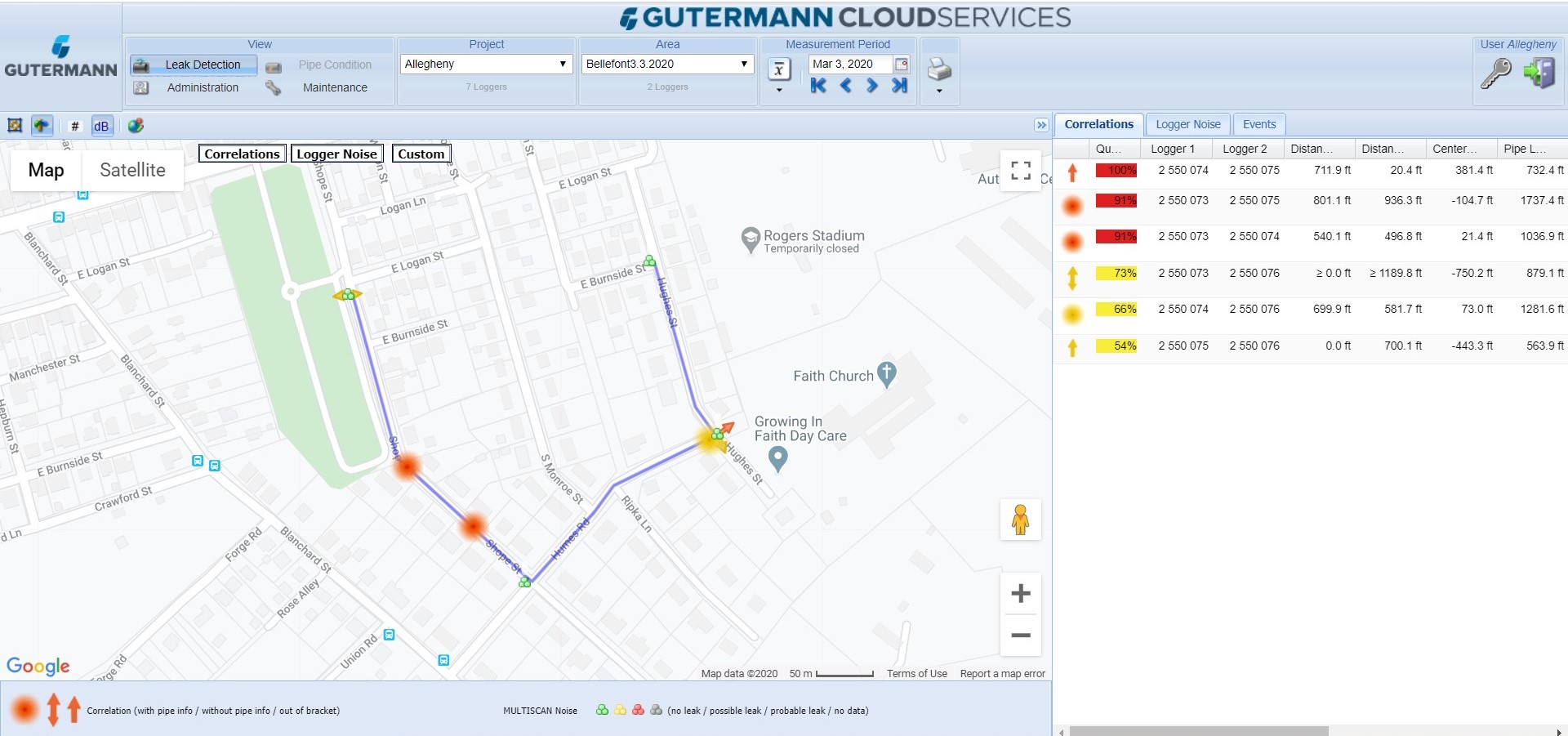 Leak Detection Allegheny Utility Solutions LLC